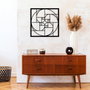 Wallity Golden Ratio Escultura de pared Negra